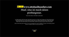 Desktop Screenshot of ottohasibuanlaw.com